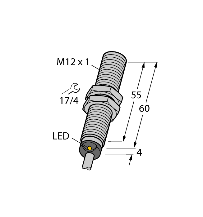 Turck BIM-M12E-AG4X 7M 4430201 