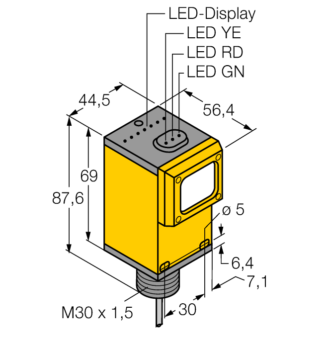 Turck Q45BB6CV 3036836 