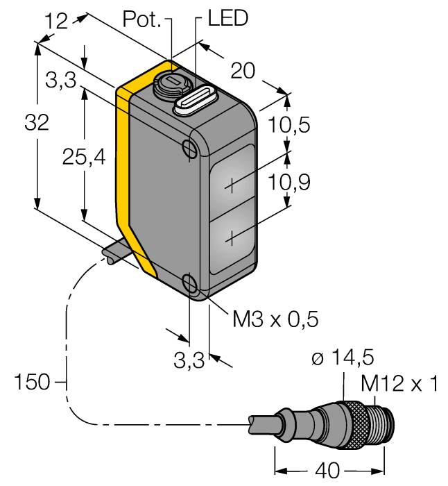 Turck Q20PDXLQ5 3078189 