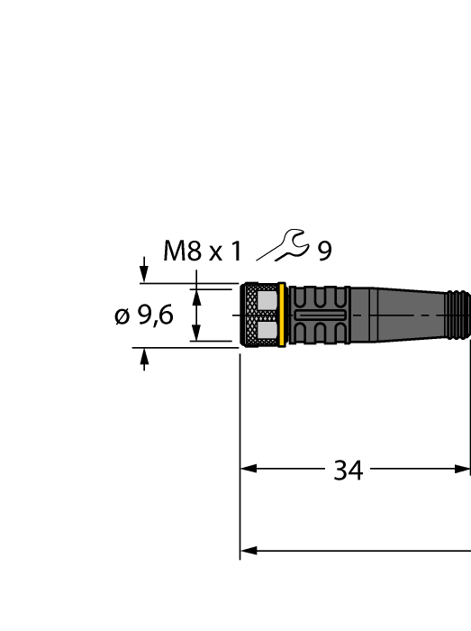 Turck PKG3M-4-RSC4T/TXL 6626807 