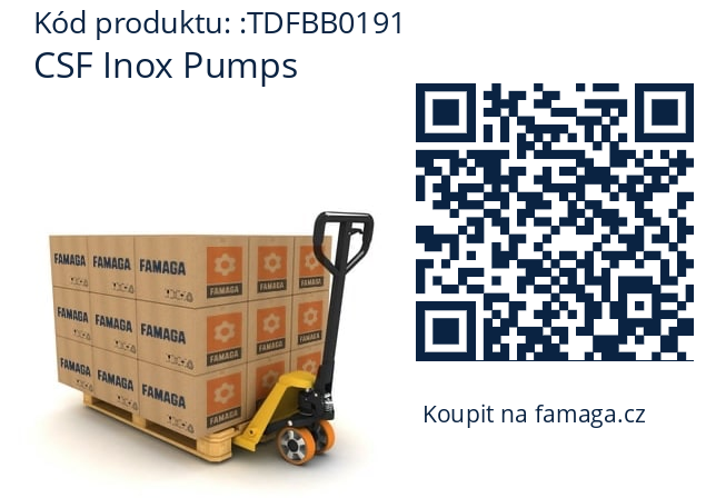   CSF Inox Pumps TDFBB0191