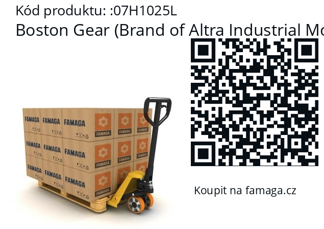  H 1025 L (#18150) Boston Gear (Brand of Altra Industrial Motion) 07H1025L