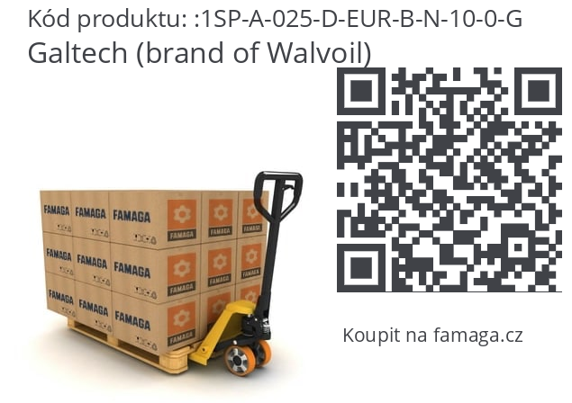   Galtech (brand of Walvoil) 1SP-A-025-D-EUR-B-N-10-0-G