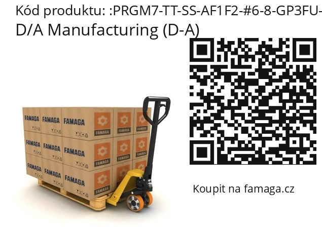  D/A Manufacturing (D-A) PRGM7-TT-SS-AF1F2-#6-8-GP3FU-CV-F2-FIL50
