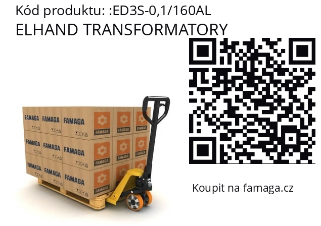   ELHAND TRANSFORMATORY ED3S-0,1/160AL