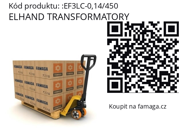   ELHAND TRANSFORMATORY EF3LC-0,14/450