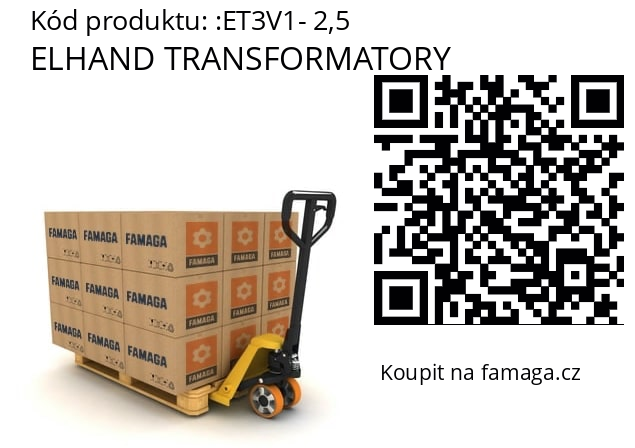   ELHAND TRANSFORMATORY ET3V1- 2,5