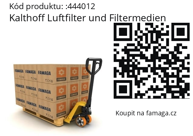   Kalthoff Luftfilter und Filtermedien 444012