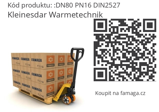  Kleinesdar Warmetechnik DN80 PN16 DIN2527
