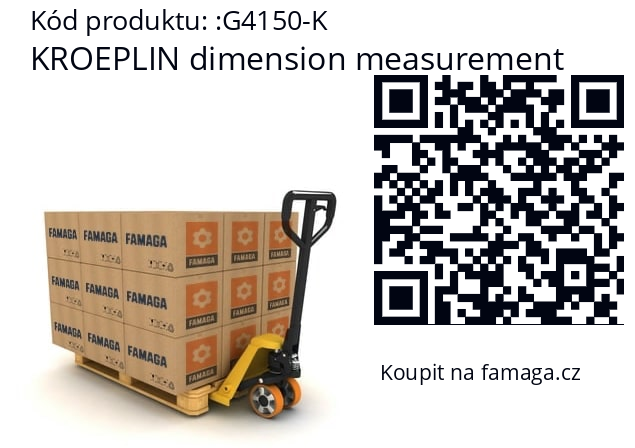   KROEPLIN dimension measurement G4150-K