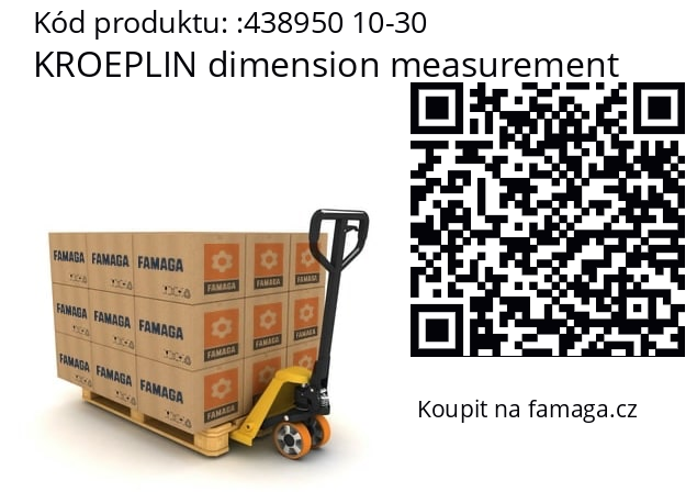   KROEPLIN dimension measurement 438950 10-30