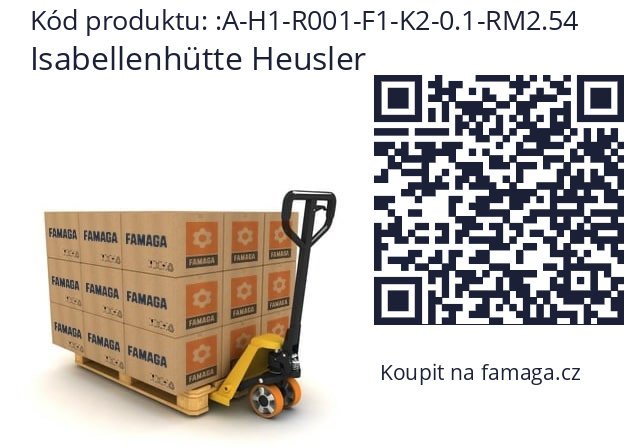   Isabellenhütte Heusler A-H1-R001-F1-K2-0.1-RM2.54