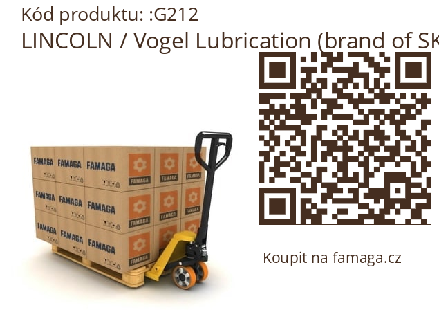   LINCOLN / Vogel Lubrication (brand of SKF) G212