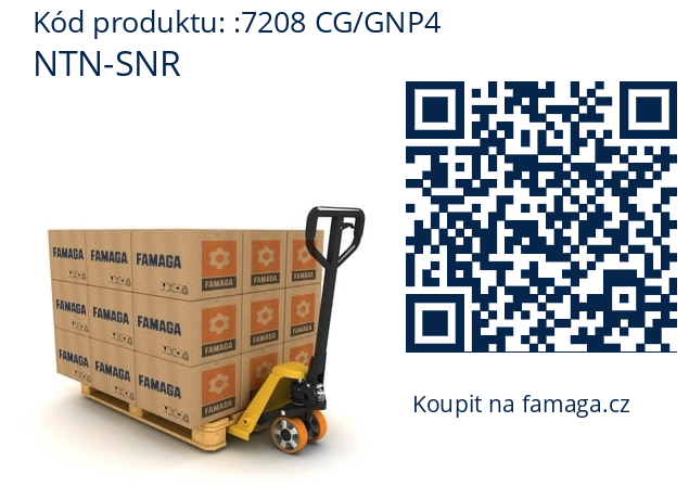  NTN-SNR 7208 CG/GNP4
