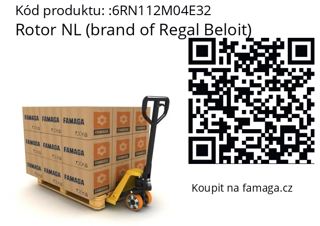   Rotor NL (brand of Regal Beloit) 6RN112M04E32